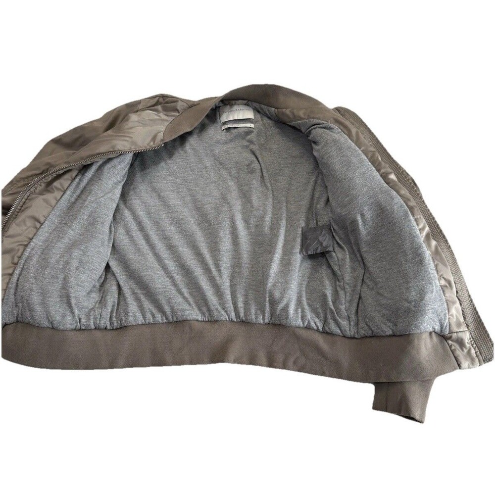 The Group by BABATON Modern Taupe Zip Pocket GILMAN Bomber Jacket Womens sz S - Picture 14 of 16